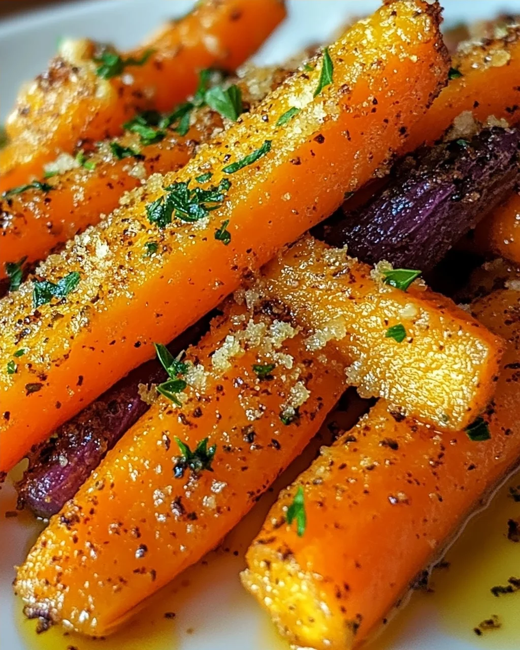 Zerschlagene Karotten: Knusprig und Gesund genießen