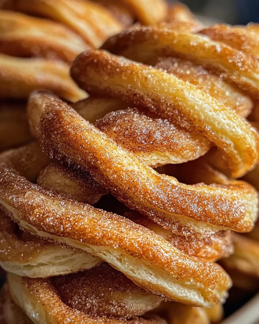 Zimt Zucker Twists aus Blätterteig