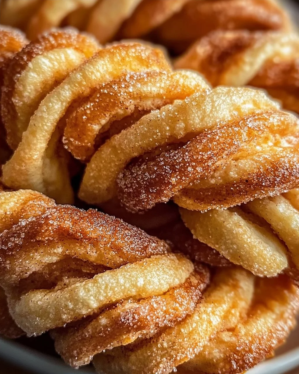 Zimt Zucker Twists aus Blätterteig