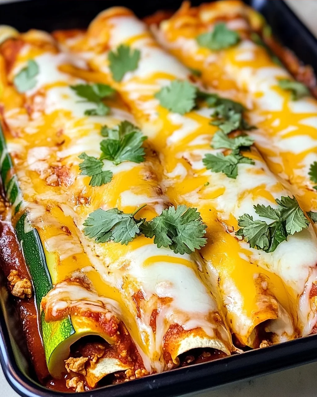 Zucchini-Enchiladas gesund und lecker genießen