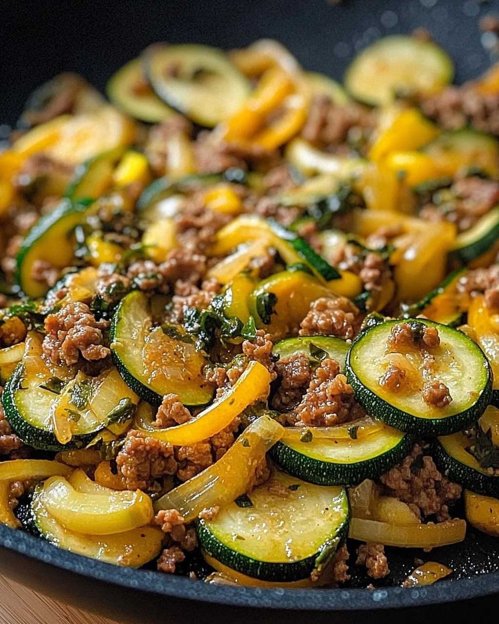 Zucchini-Hack-Pfanne