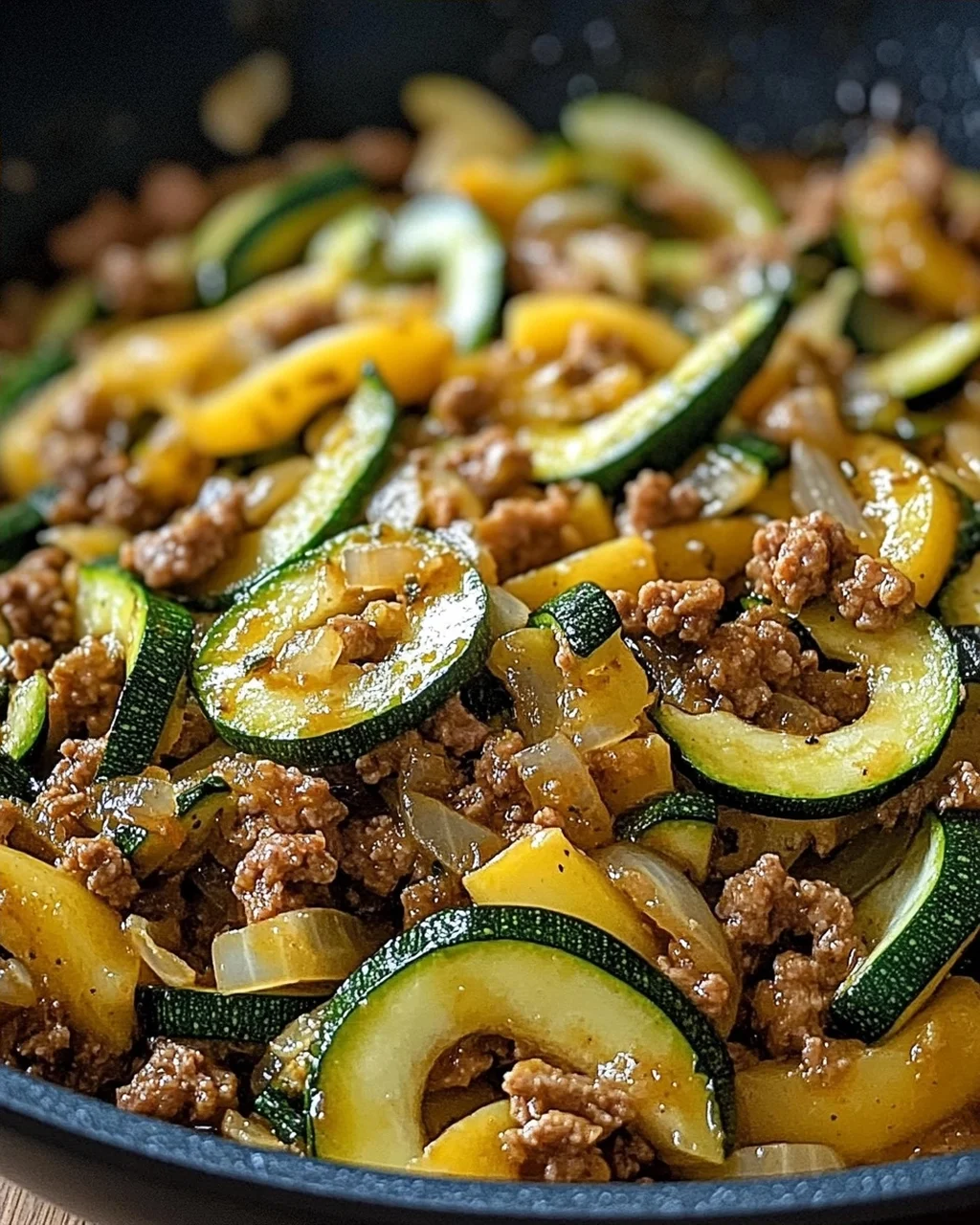 Zucchini-Hack-Pfanne
